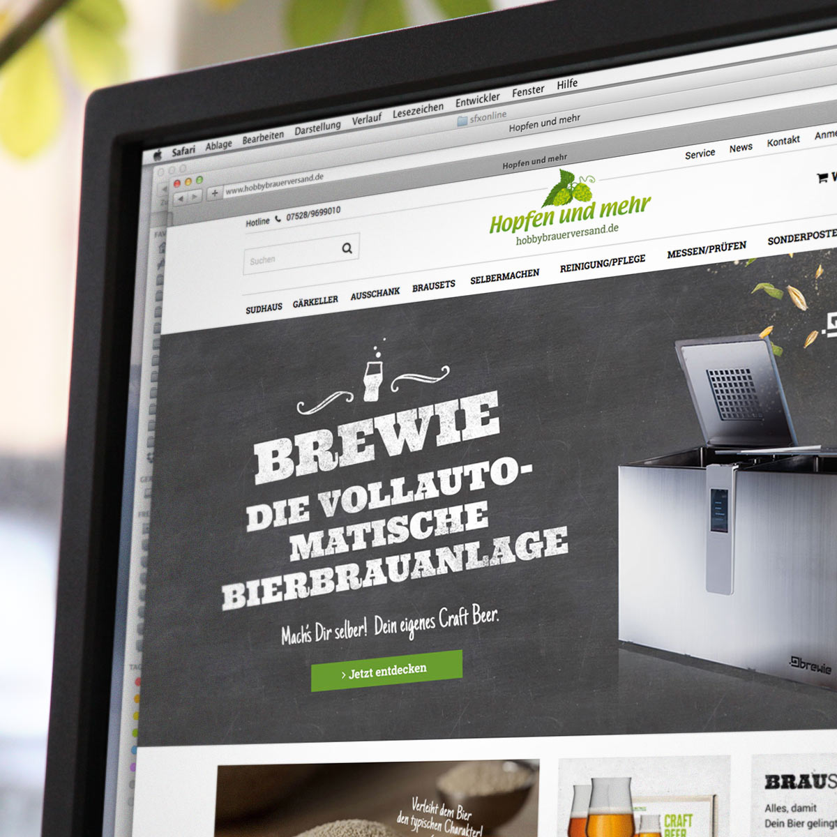 JTL Shop Referenz Hopfen und mehr