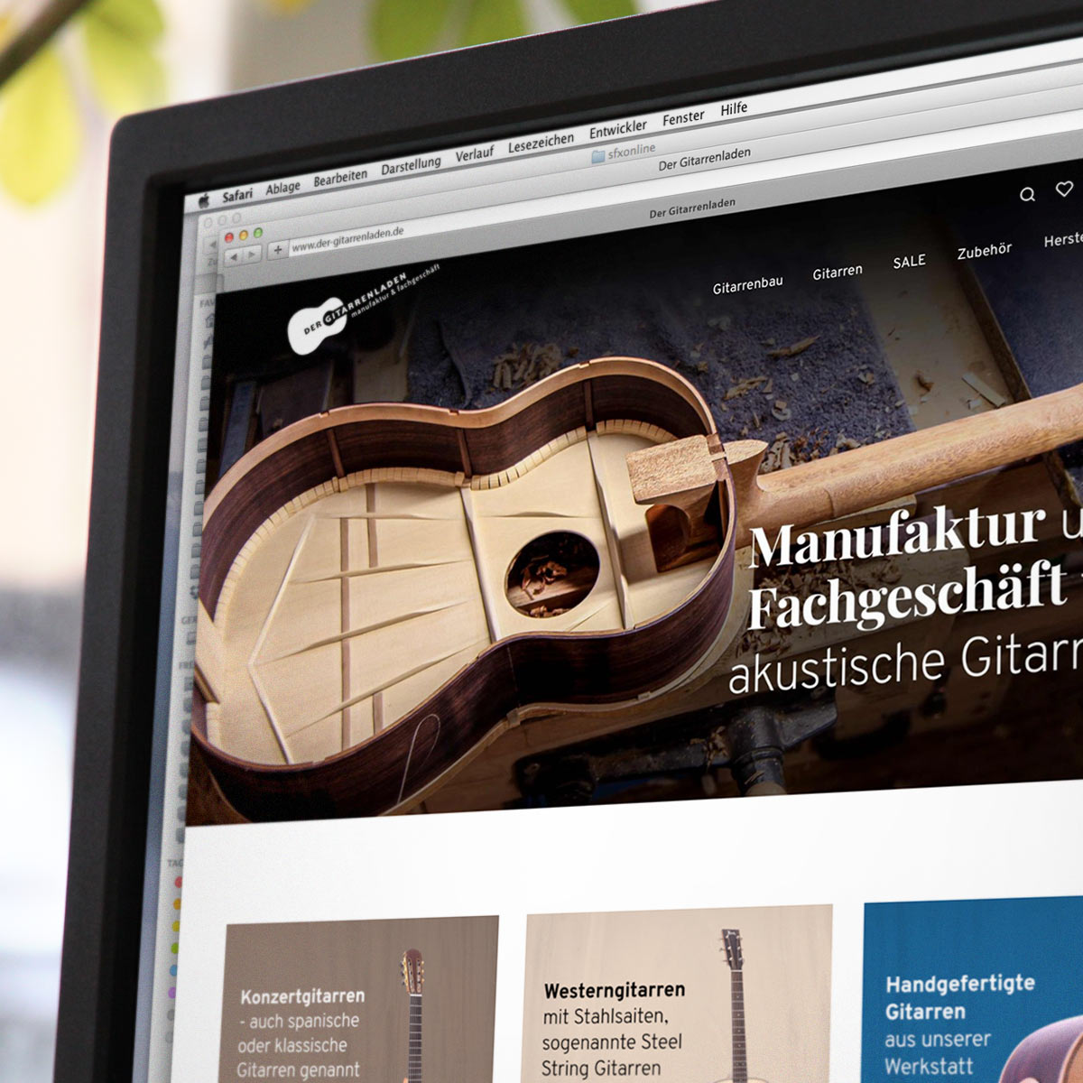 Shopware6 Referenz der-gitarrenladen.de